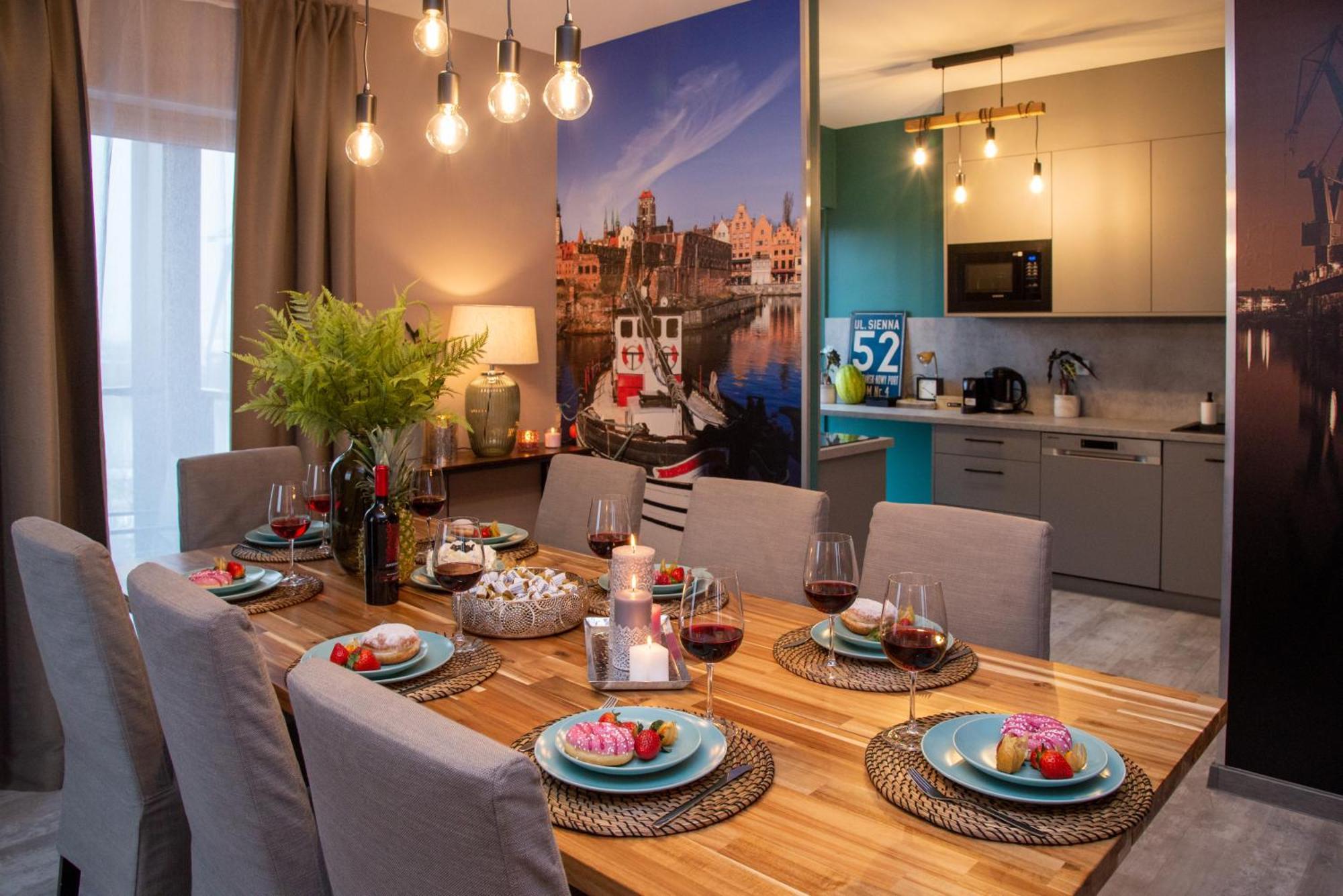 Premium 4 Rooms Apartment Gdaňsk Exteriér fotografie